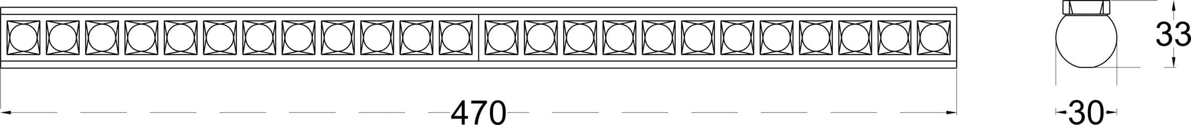 ALTER CRYSTAL 15 dimensions drawing