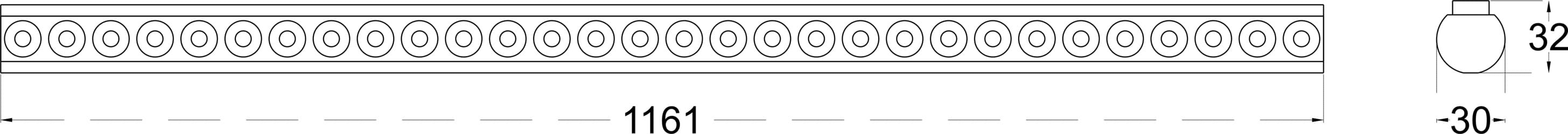 ALTER EYE 30 dimensions drawing