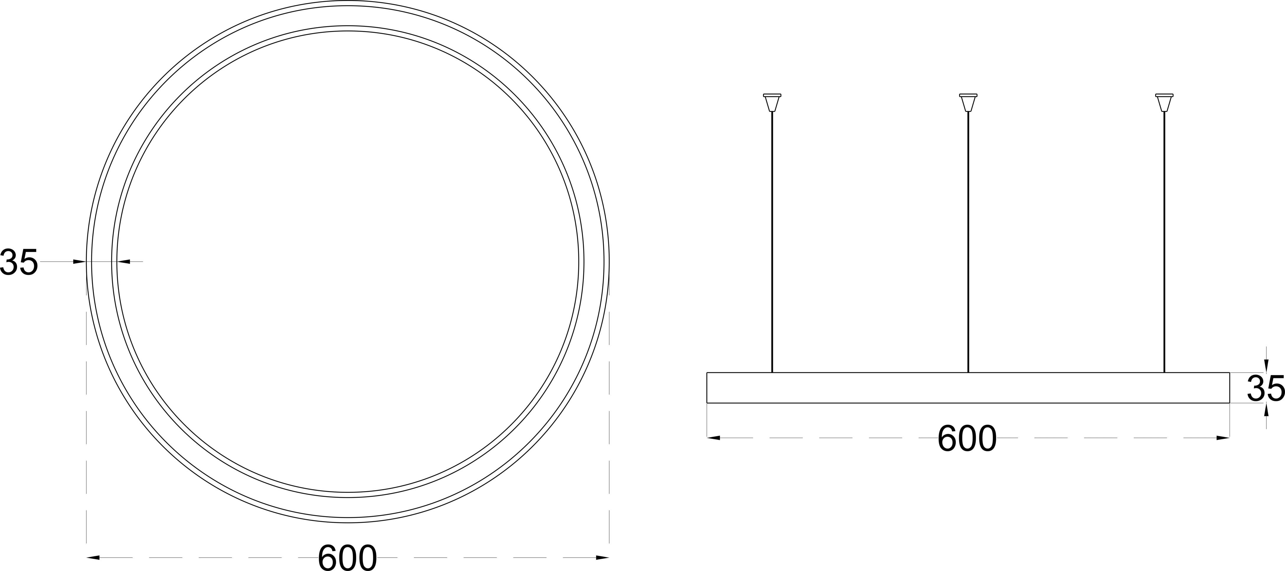RING 36 600 dimensions drawing
